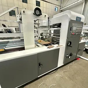 box folder gluer stitcher machine